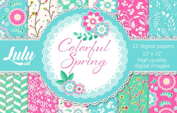 Download Colorful Spring Patterns - Colorful spring patterns Collection