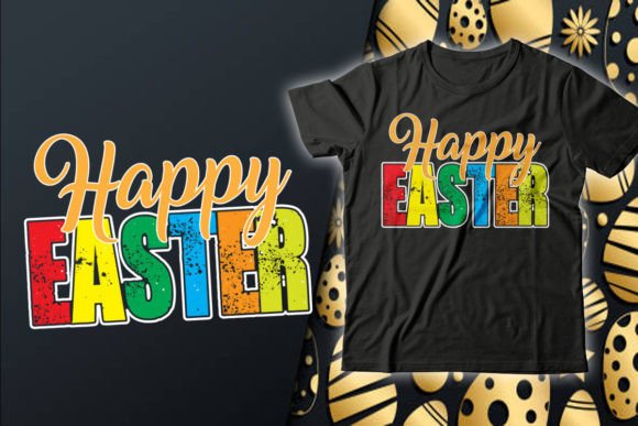 Download Happy Easter Typography T-Shirt Design - Easter typography Collection