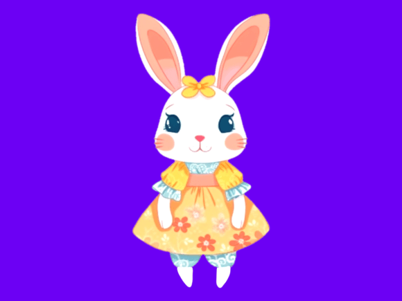 Download Bunny Easter Dress Easter Bunny Design - Premium Resources