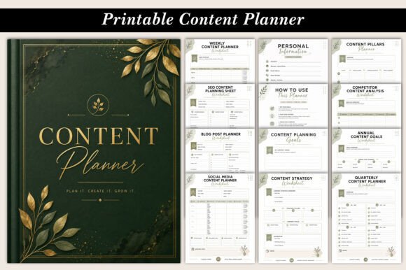 Download Printable Content Planner Kdp Interiors - Kdp interiors Collection