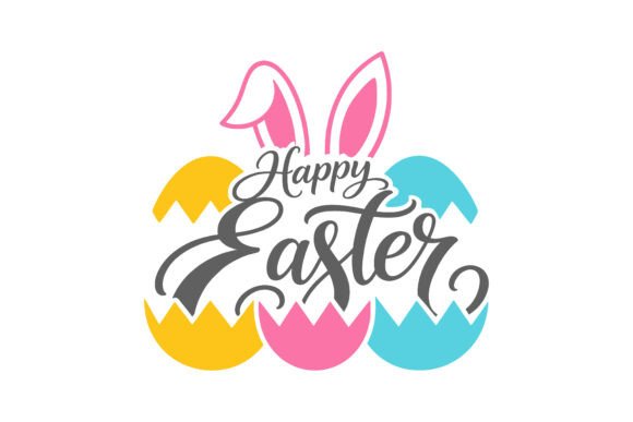 Download Happy Easter Typography Vector - Easter typography Collection