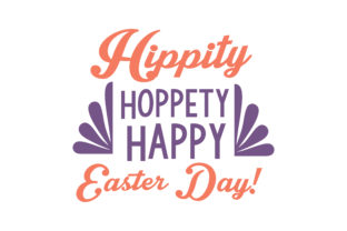 Download Hippity Hoppety Happy Easter Day! Quote SVG Cut - Happy easter day Collection